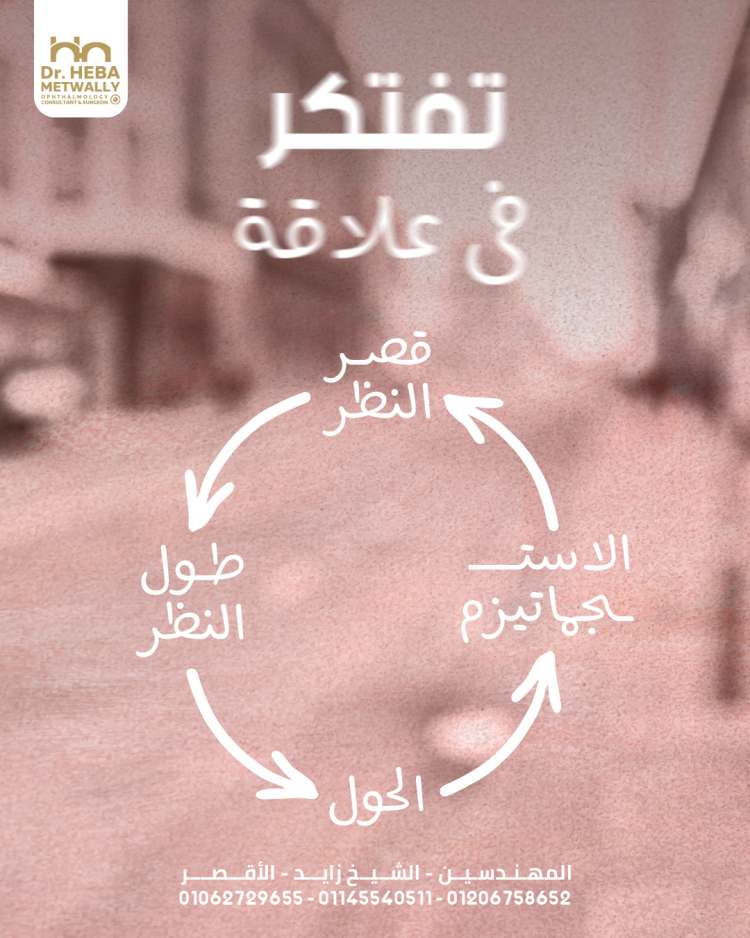 ما الفرق بين قصر النظر وطول النظر
